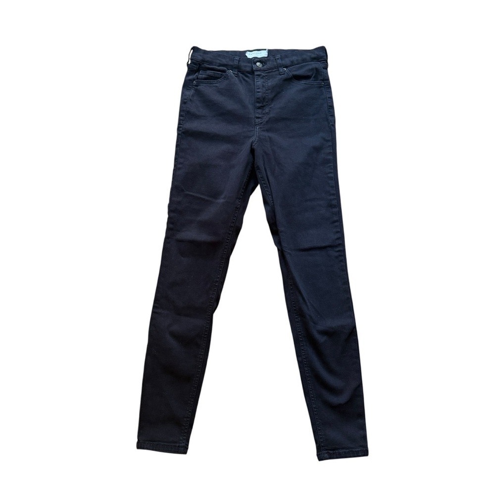 Classic Black Women's Topshop High Rise Women's Denim Jamie Jeans Size W29/74cm